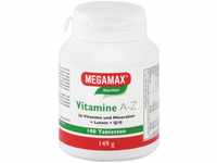 PZN-DE 06411460, Megamax B.V MEGAMAX Vitamine A-Z+Q10+Lutein Tabletten 100 Stück,
