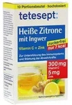 Tetesept Hei&szlig;e Zitrone mit Ingwer zucker 10X3 g