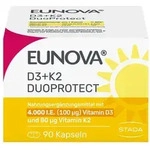 EUNOVA DuoProtect Vitamin D3+K2 4000IE/80UG 90 St