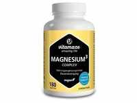 MAGNESIUM 350 mg Komplex Citrat/Oxid/Carbon.vegan 180 Stück