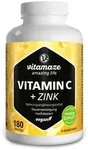 Vitamin C 1000 mg hochdosiert+Zink vegan 180 St