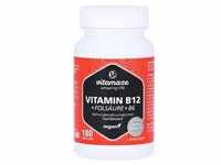 VITAMIN B12 1000 μg hochdos.+B9+B6 vegan Tabletten 180 Stück