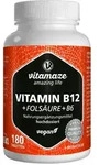 Vitamin B12 1000 &mu;g +B9+B6 vegan 180 St