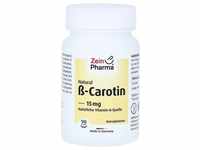 BETA CAROTIN NATURAL 15 mg Weichkapseln ZeinPharma 90 Stück