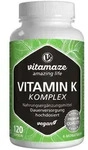 Vitamin K1+K2 Komplex hochdosiert vegan 120 St