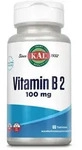 KAL Vitamin B2 Riboflavin 100 mg 60 St
