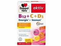 DOPPELHERZ B12+C+D3 Depot aktiv Tabletten 100 Stück