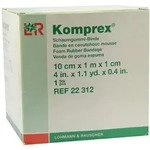 Lohmann & Rauscher Komprex Schaumgummi Binde, wei&szlig;, individuell zuschneidbar - 1