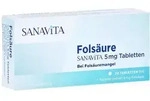 Fols&auml;ure Sanavita 5 mg Tabletten 20 St
