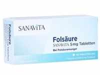 Folsäure Sanavita 5mg Tabletten 50 Stück