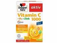 DOPPELHERZ Vitamin C 1000+D3+Zink Depot Tabletten 100 Stück
