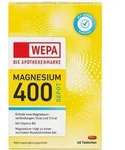 WEPA Magnesium 400 DEPOT+B6 Tabletten 60 St