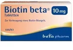 Biotin BETA 10 mg Tabletten 100 St