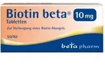 Biotin BETA 10 mg Tabletten 50 St