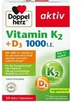 Doppelherz Vitamin K2+d3 1000 I.E. Table 30 St