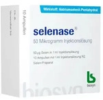 Selenase 50 Mikrogramm Injektionsl&ouml;sung 10X1 ml
