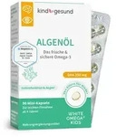 Omega 3 Kapseln Kinder, vegan aus Algen&ouml;l &ndash; White Omega Kids 90 St