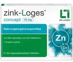 Zink-loges Concept 15 mg magensaftres.Ta 90 St