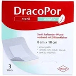 Dracopor Sensitiv 8x10 cm steril m.Silik 3 St