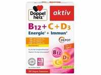 DOPPELHERZ B12+C+D3 Depot aktiv Tabletten 30 Stück