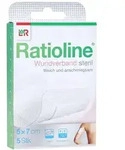 Ratioline Wundverband 7x5 cm steril 5 St