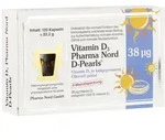 Vitamin D3 Pharma Nord D-Pearls 38 &mu;g Ka 120 St