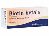 Biotin beta 5 Tabletten 90 Stück