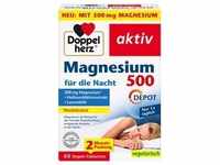 DOPPELHERZ Magnesium 500 für die Nacht Tabletten 60 Stück