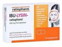 IBU-LYSIN-ratiopharm® 400 mg Filmtabletten Filmtabletten 10 Stück