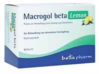 MACROGOL beta Lemon Plv.z.Her.e.Lsg.z.Einnehmen 20 Stück