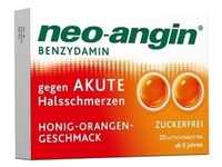 Neo-angin Benzydamin gegen akute Halsschmerzen Honig-Orangengeschmack 3mg