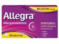 Allegra - schnell bei Heuschnupfen & ganzjährigen Allergien Tabletten 50 Stück