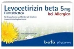 Levocetirizin beta 5 mg 100 St