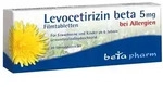 Levocetirizin beta 5 mg 20 St