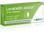 Loratadin axicur 10 mg Allergietabletten 20 St