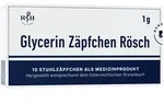 Glycerin Z&auml;pfchen R&ouml;sch 1g 10 St