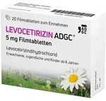 LEVOCETIRIZIN-ADGC 5mg 20 St