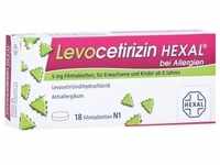 Levocetirizin HEXAL bei Allergien 5mg Filmtabletten 18 Stück