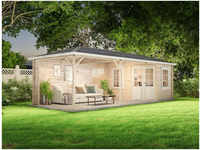 Mein schöner Garten DE Alpholz Gartenhaus Modell Mississippi-40 EH001841-001-40MM