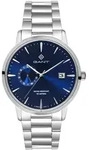 East Hill, 43mm, silber/blau
