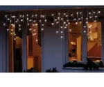 Hellum Eis-Lichtervorhang 4W 80 LED's Warmwei&szlig; IP44 ohne Netzteil/Zultg.