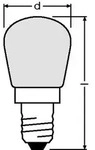 SPC.T26/57 FR 25W 230V E14 FS1
