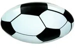 Niermann Kinder-Deckenleuchte in Fu&szlig;ball-Optik