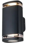 KANLUX WANDLEUCHTE ZEVI SCHWARZ MIT FENSTER UP/DOWN IP54