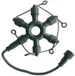 Hellum Verbinder 5 Ausg&auml;nge f&uuml;r "System-Profi" - Lichterketten u. -vorh&auml;nge...