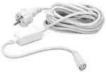 Hellum Netzkabel 5m f&uuml;r "System-Profi" - Lichterketten u. -vorh&auml;nge Wei&szlig;