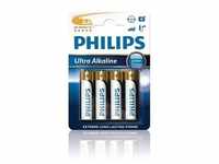 Philips Mignon Extra long lasting power AA Batterie Ultra Alkaline LR6 4er Pack