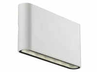 Nordlux weiße LED Außen-Wandleuchte KINVER 2x6W
