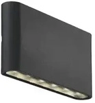 Nordlux schwarze LED Au&szlig;en-Wandleuchte KINVER 6W