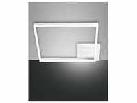 Fabas Luce moderne LED Designer-Deckenleuchte BARD 42x42cm weiß